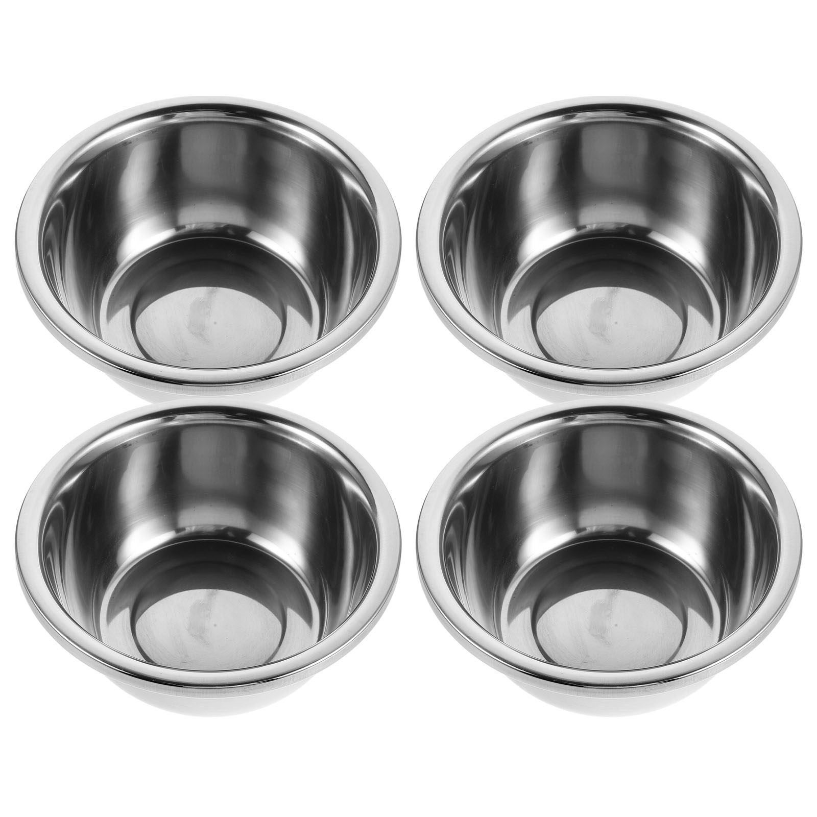 Meal Prep Bowl - ชุดชามผสมสแตนเลสสตีลคุณภาพสูง 4 ชิ้น สำหรับใช้ผสมแป้ง ทำสลัด เตรียมอาหาร