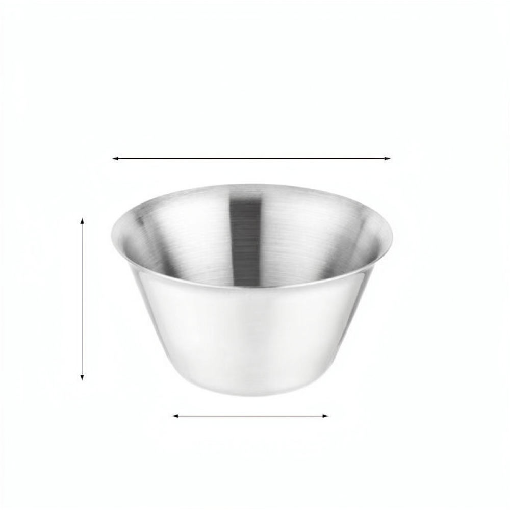 ถ้วยขนมทรงกรวยสแตนเลสทนทาน ชาม - Sauce Dipping Cup บทวิจารณ์และราคา
