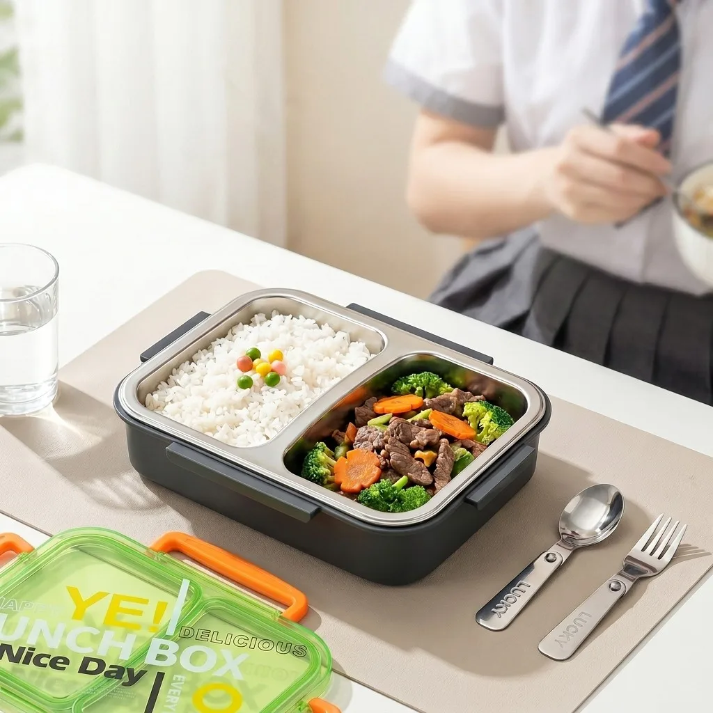 กล่องอาหารกลางวันสแตนเลส 304 ส - Meal Prep Or Prep Meal บทวิจารณ์และราคา