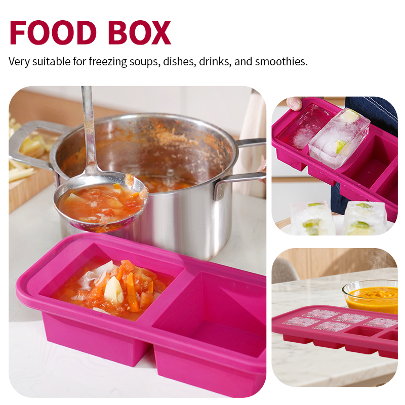 ชุดแม่พิมพ์ซิลิโคนสำหรับแช่แข็ - Meal Prep Template บทวิจารณ์และราคา