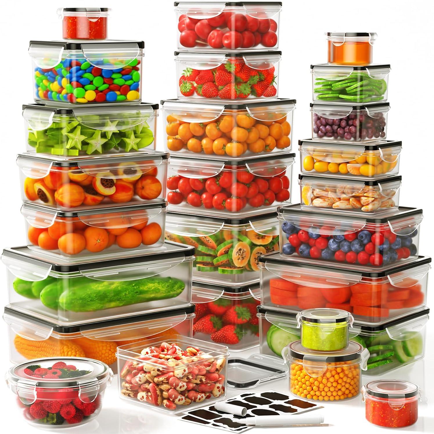 ชุดกล่องเก็บอาหารแบบปิดสนิท 40 - Meal Prep Kitchen บทวิจารณ์และราคา