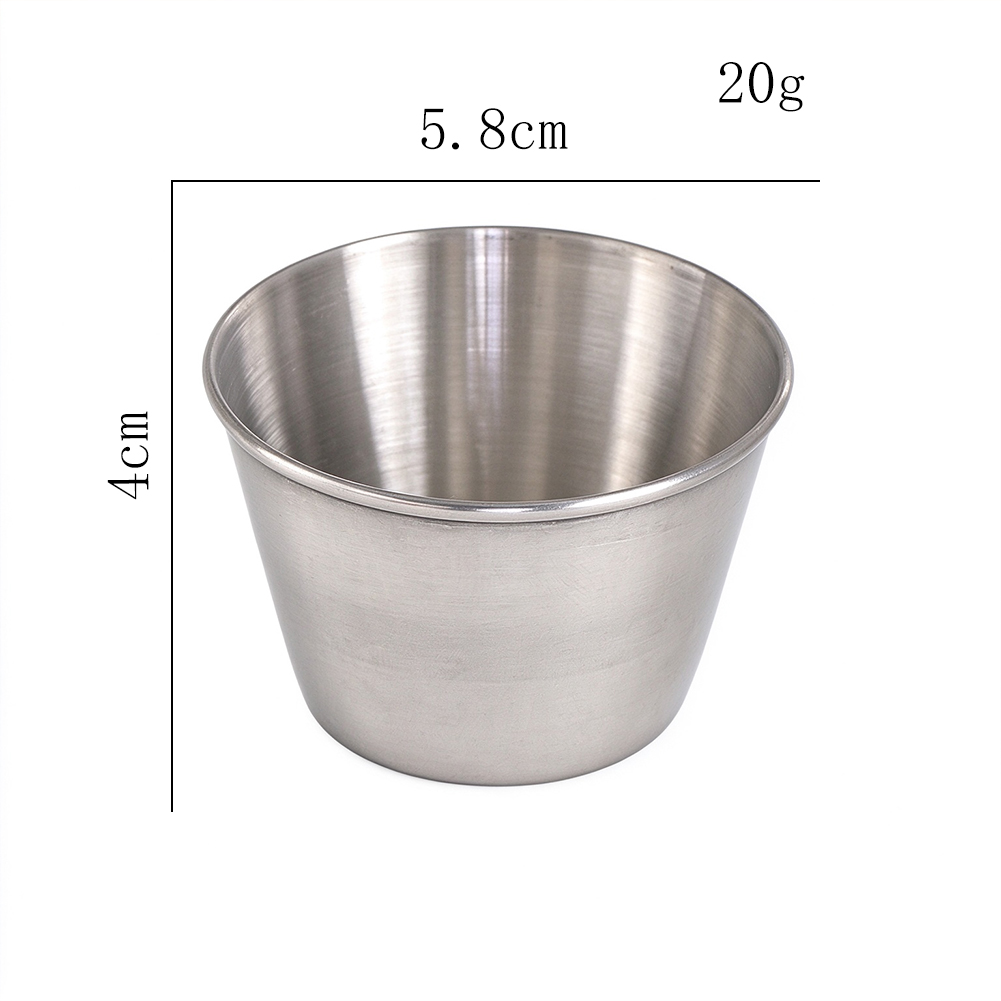 ถ้วยสแตนเลสอเนกประสงค์สำหรับใช - Sauce Dipping Cup บทวิจารณ์และราคา