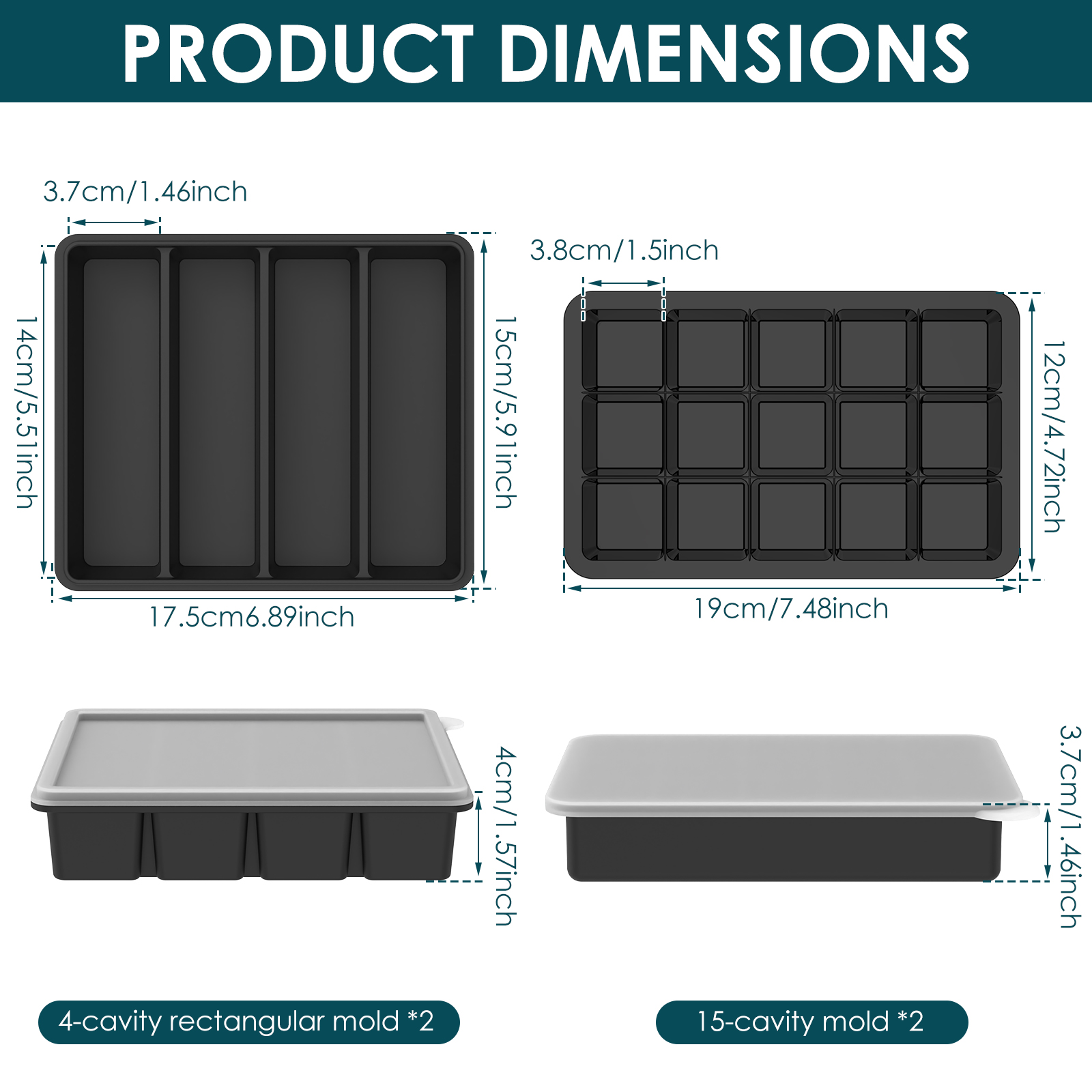 ถาดซิลิโคนสำหรับแช่แข็งแบบมีฝา - Meal Prep Template บทวิจารณ์และราคา
