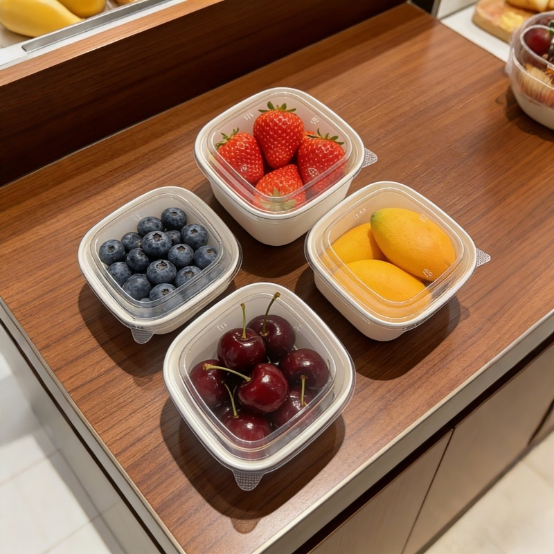 ชามสลัดกระดาษสี่เหลี่ยมสีขาว ภ - Meal Prep Bowl บทวิจารณ์และราคา