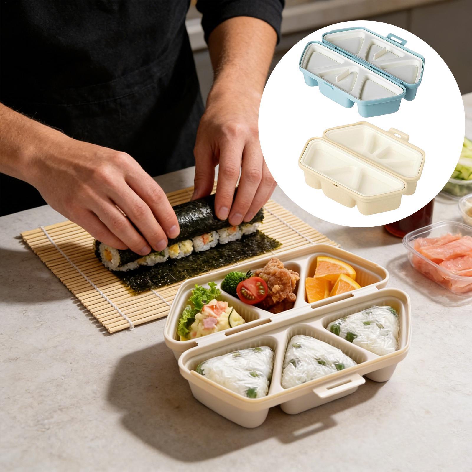 แม่พิมพ์ซูชิ 6 ช่อง รูปสามเหลี - Meal Prep Template บทวิจารณ์และราคา