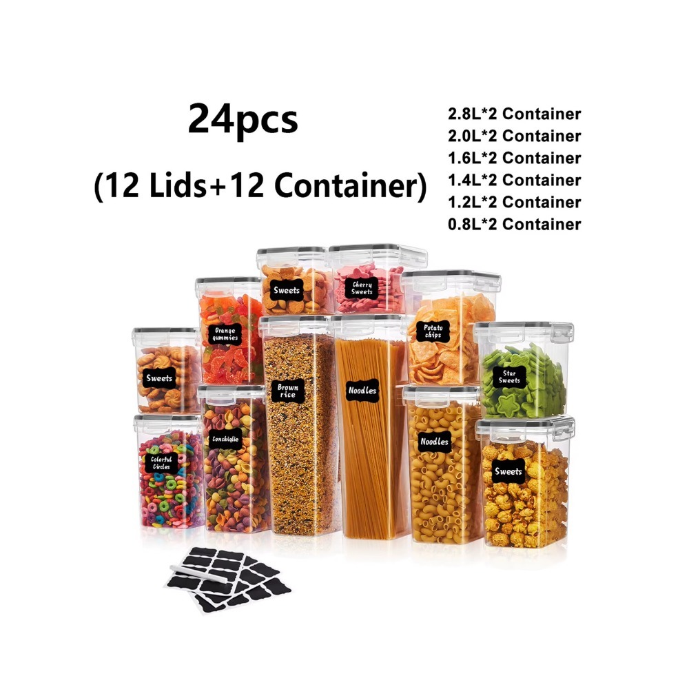 ชุดกล่องเก็บอาหารแบบมีฝาปิด 24 - Meal Prep With Rice บทวิจารณ์และราคา
