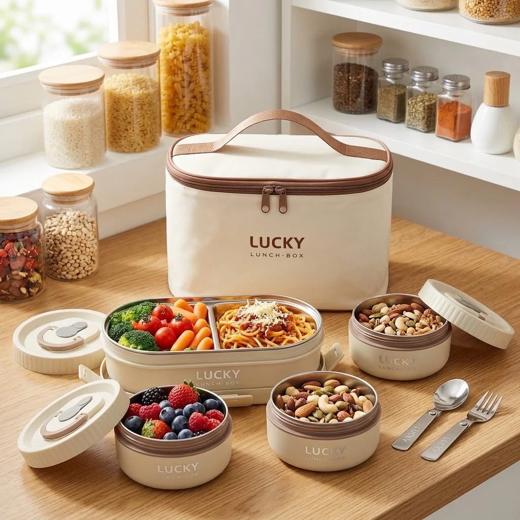 กล่องเบนโตะสแตนเลส 304 พร้อมหู - Meal Prep Or Prep Meal บทวิจารณ์และราคา