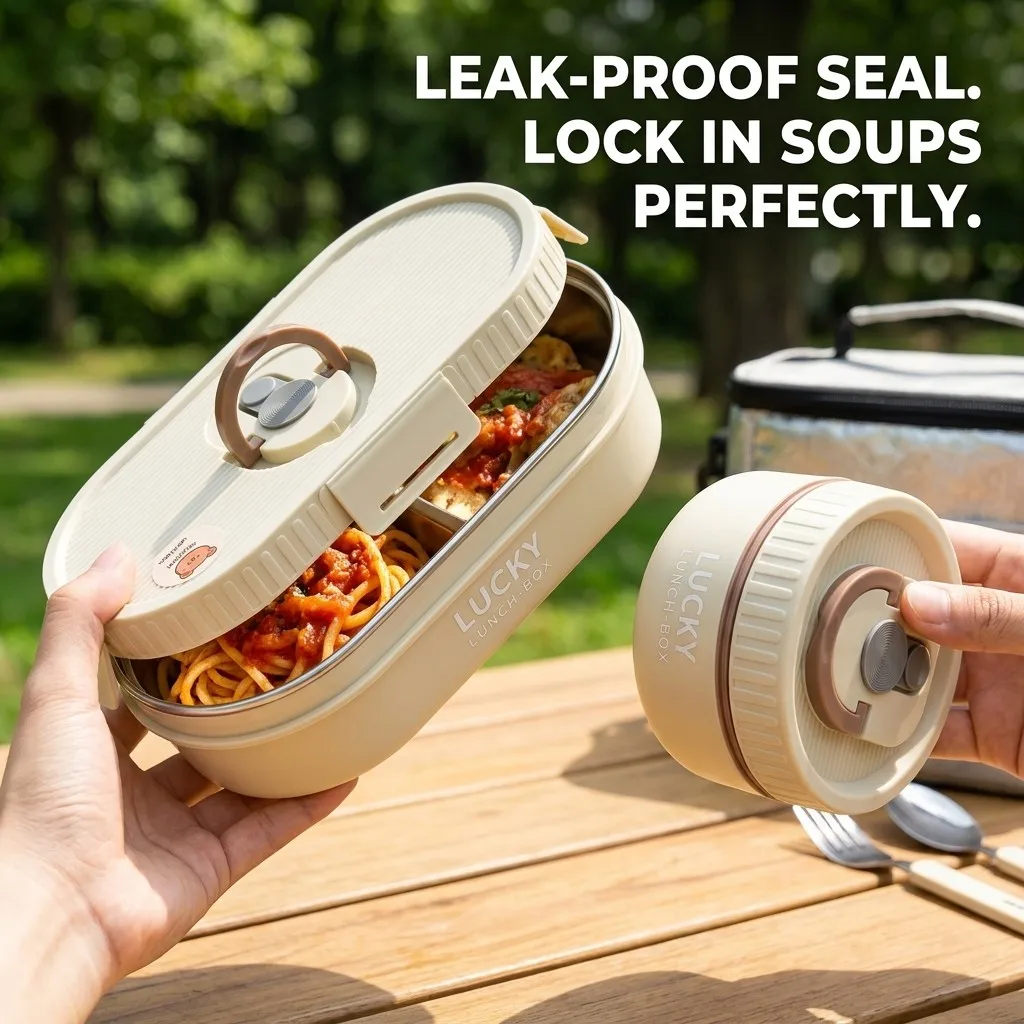 กล่องเบนโตะสแตนเลส 304 พร้อมหู - Meal Prep Or Prep Meal บทวิจารณ์และราคา