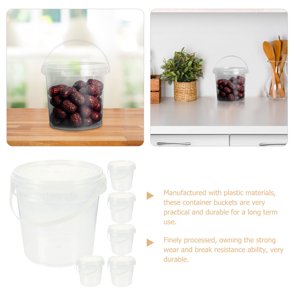 ชุดถังพลาสติกใสเกรดอาหาร 6 ชิ้ - Meal Prep With Rice บทวิจารณ์และราคา